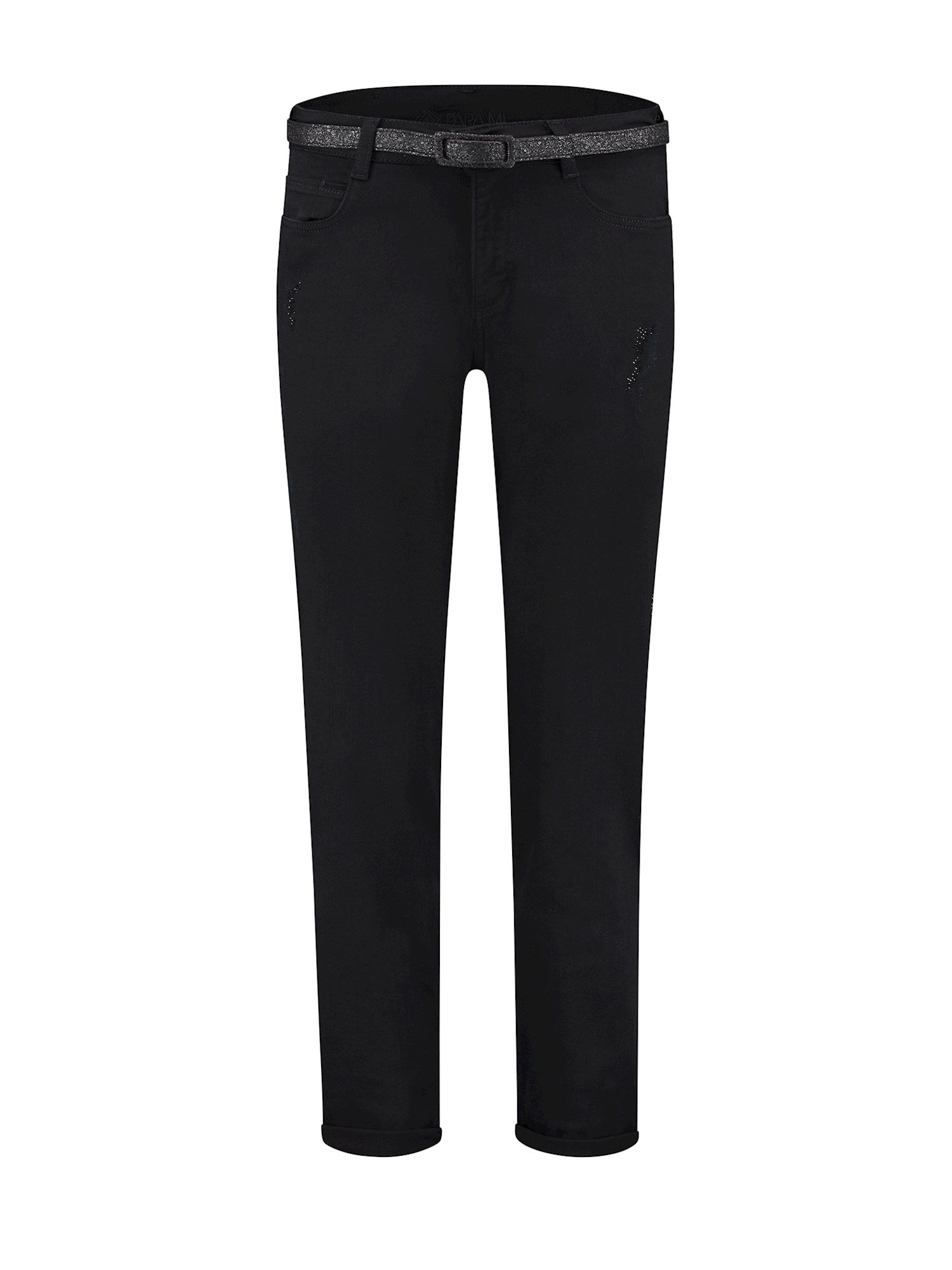 PARA MI Bobby Denim Sparkle Black