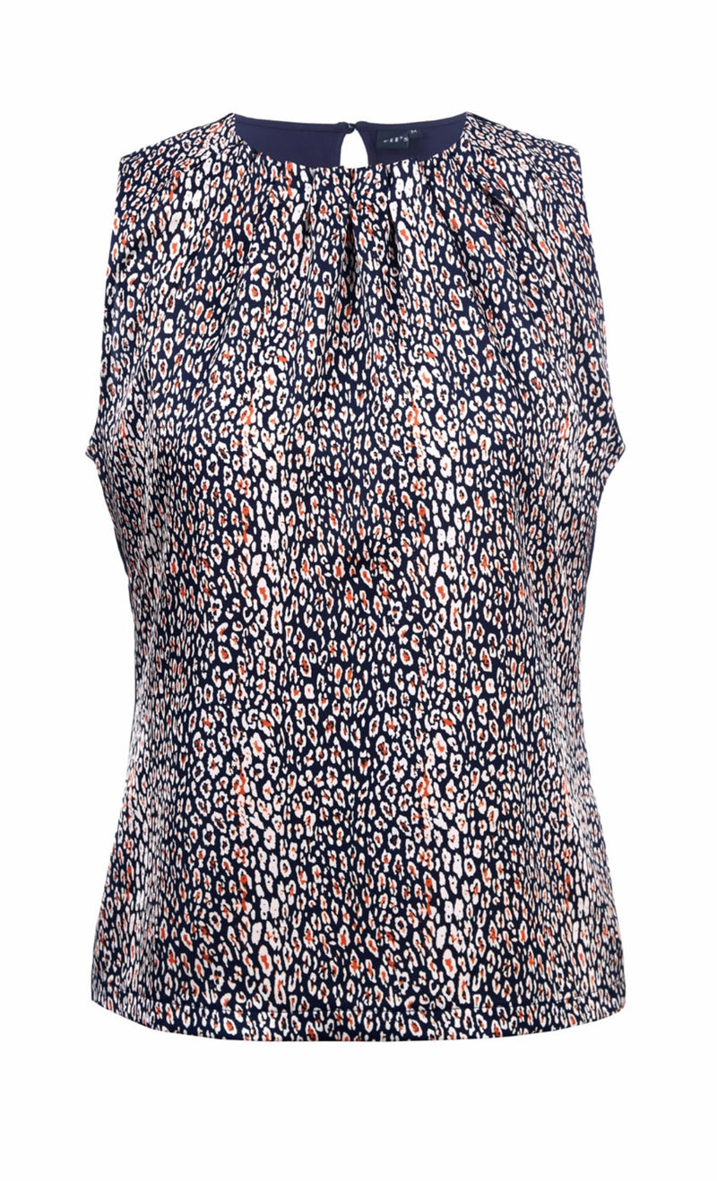 Ril's Lucca Mönstrad Top Navy