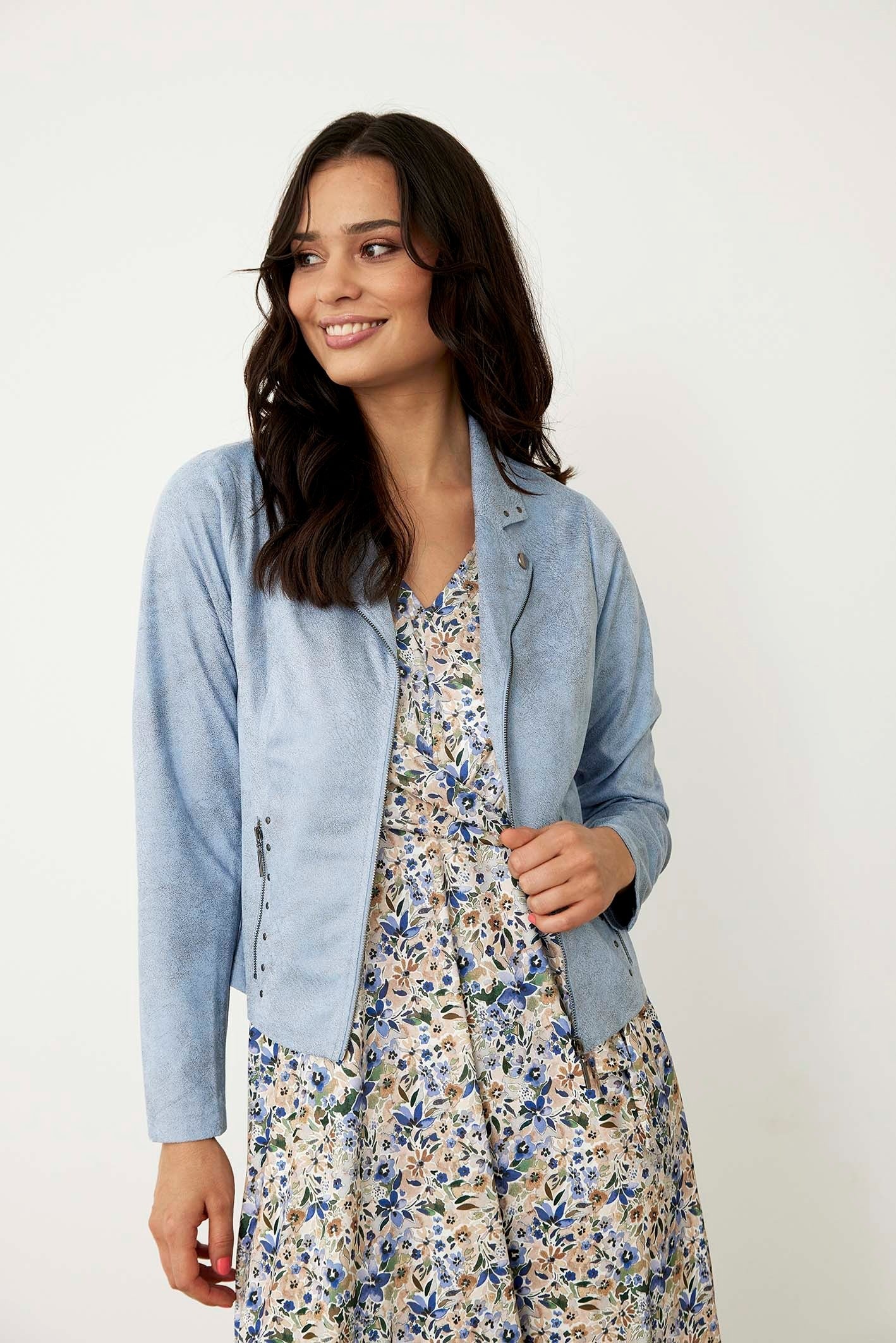 IN FRONT Mapelina Jacka Spring light blue