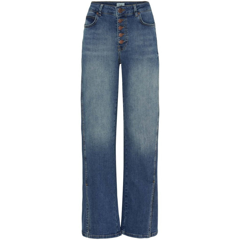 ISAY Bologna Split Jeans Mid Denim