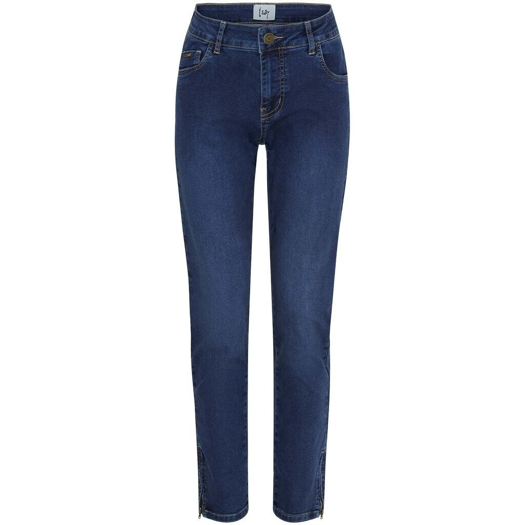 ISAY Lido Zip Jeans Basic Denim Wash
