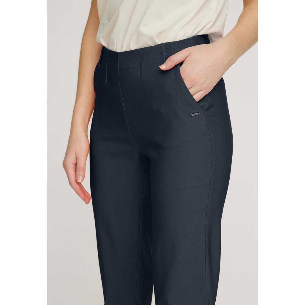 LAURIE Taylor Regular Crop Byxor Navy