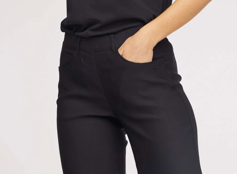 LauRie Mirakelbyxan Donna Loose Crop Black