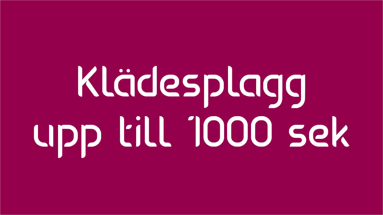 Stilfulla klädesplagg upp till 1000 sek erbjuds här