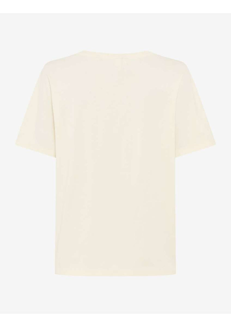 Brax T-Shirt med Blommönster Ljusbeige