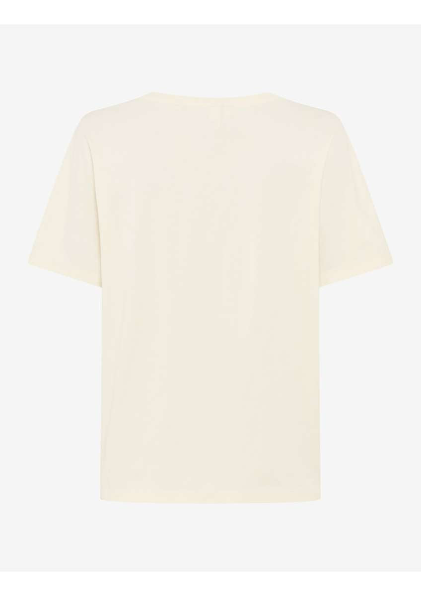 Brax T-Shirt med Blommönster Ljusbeige