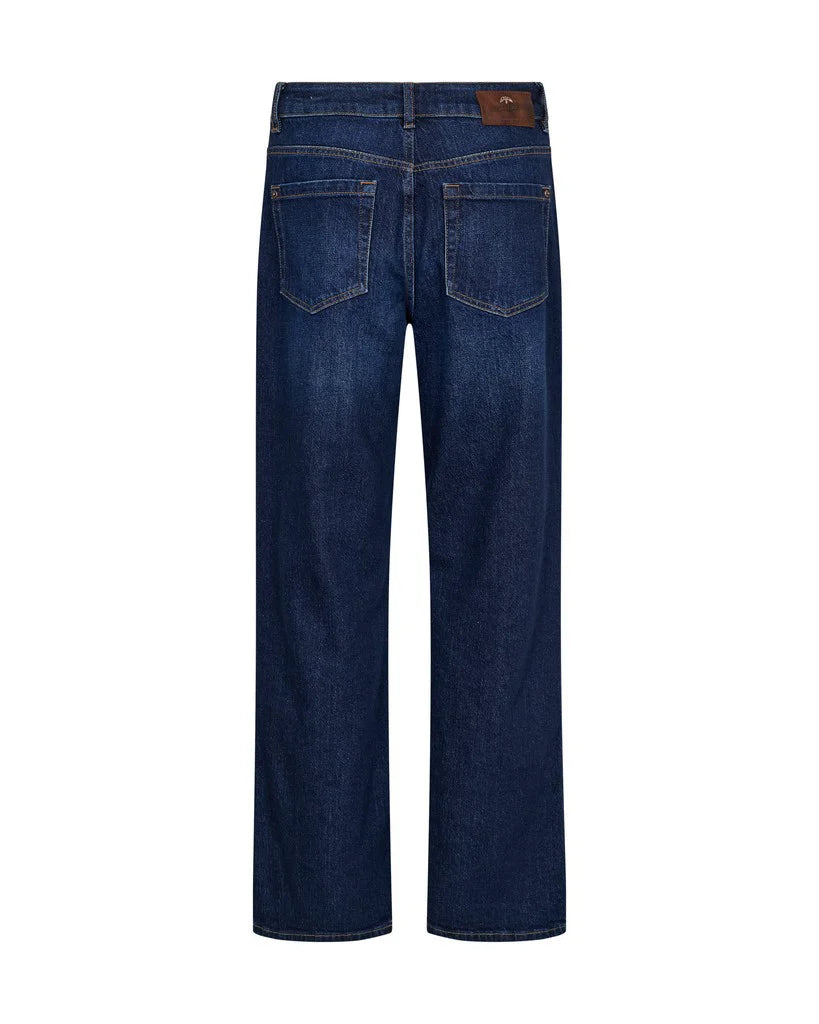 Mos Mosh Dara Emerd Jeans Mörkblå - Längd 32