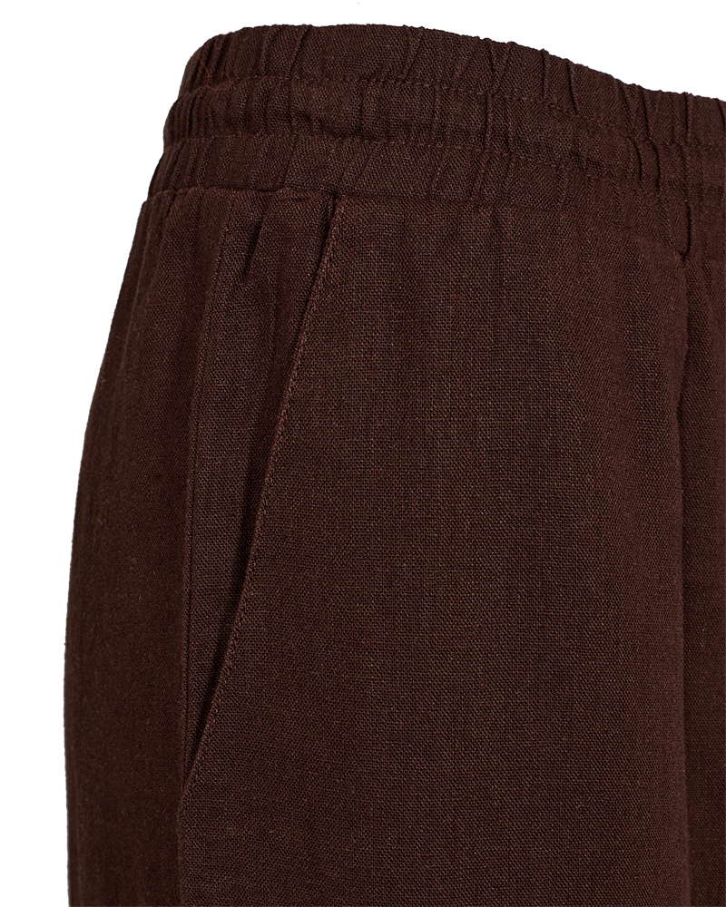 FreeQuent Linnebyxor Lava Coffe Bean
