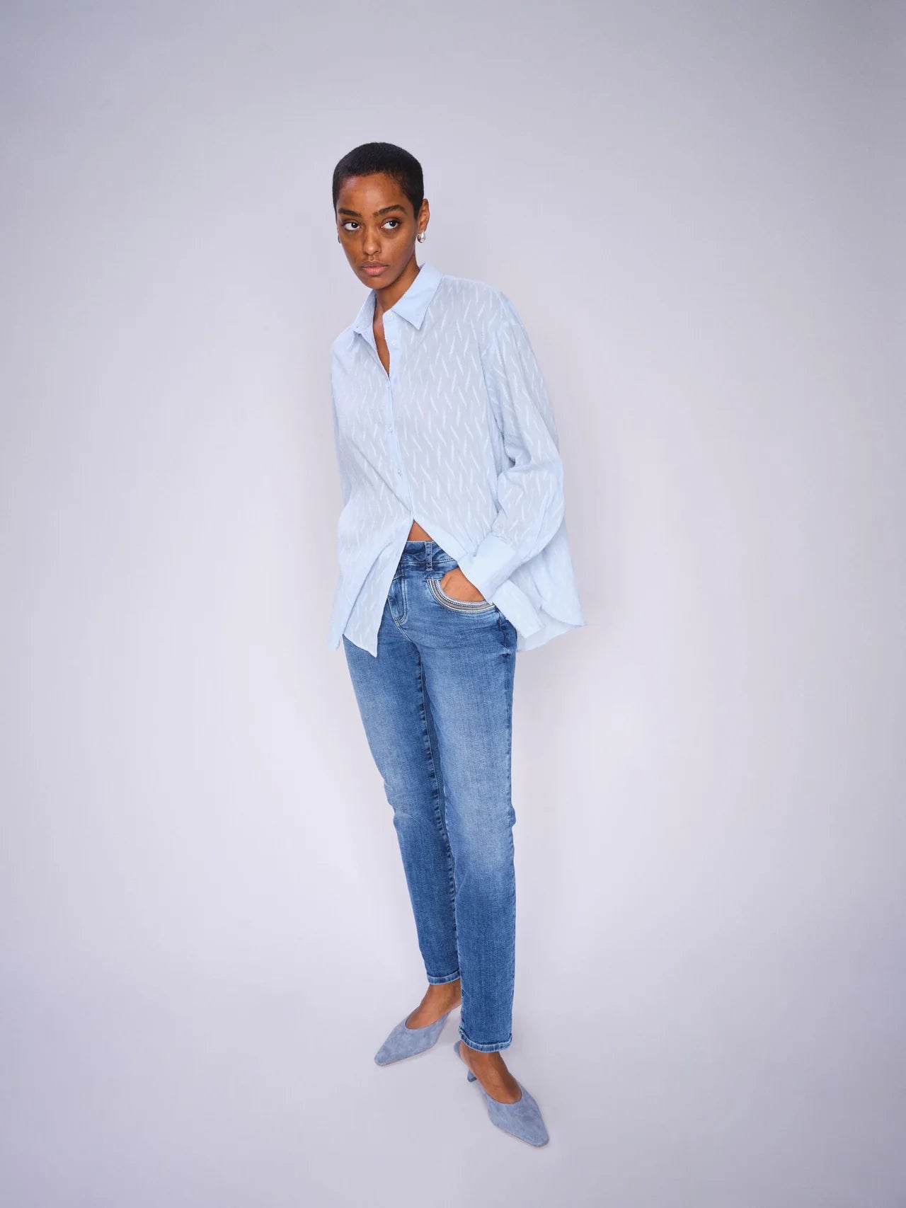 Mos Mosh Naomi Luna Jeans Dark Denim