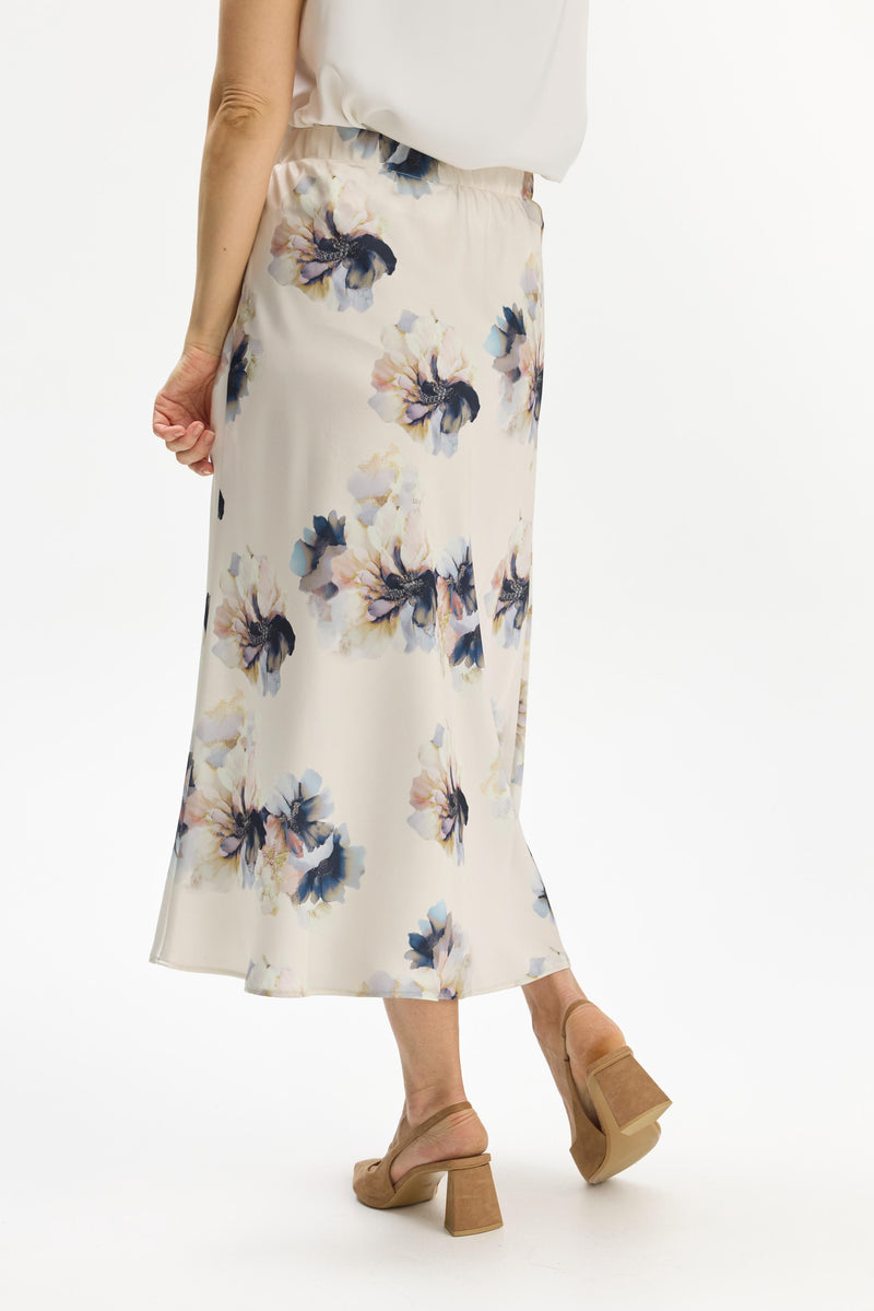 IN Front Estella Elegant Långkjol Champange