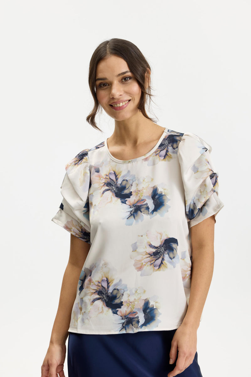 IN Front Elegant Blus Estelle Champange