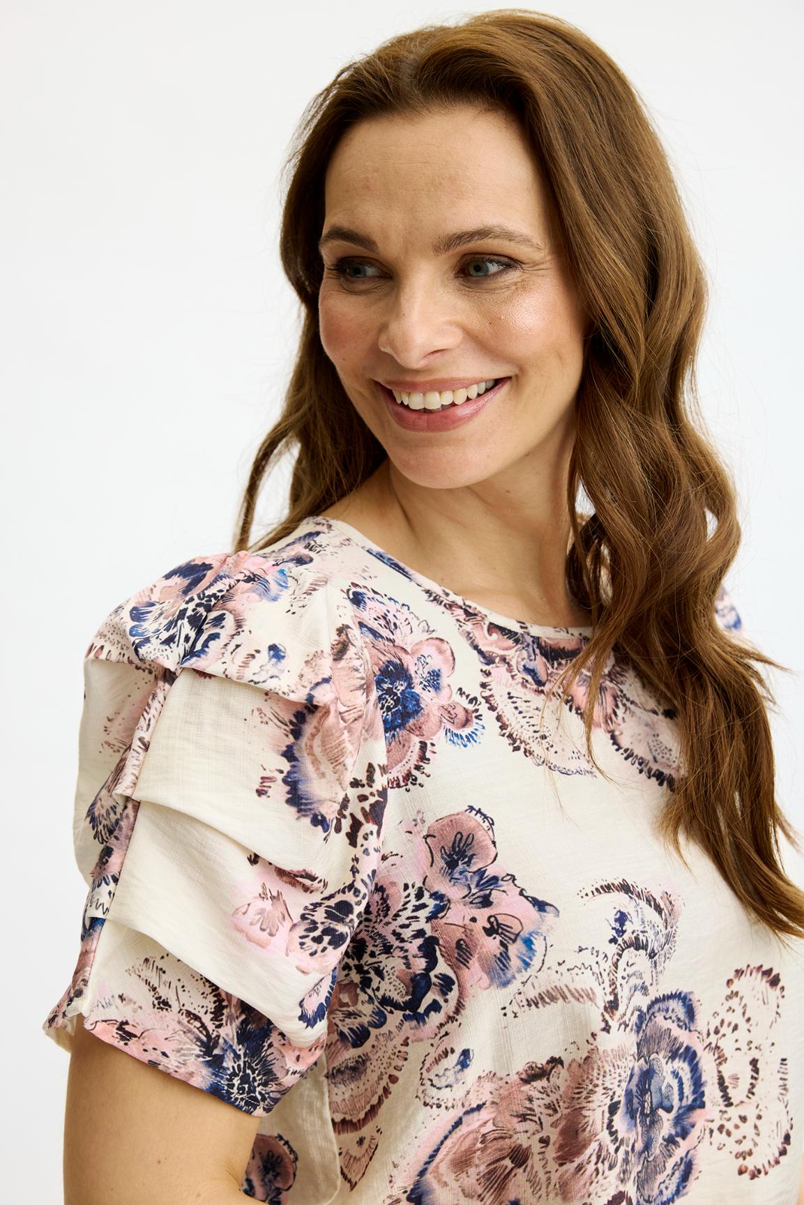 IN Front Elegant Blus Amelia Rose
