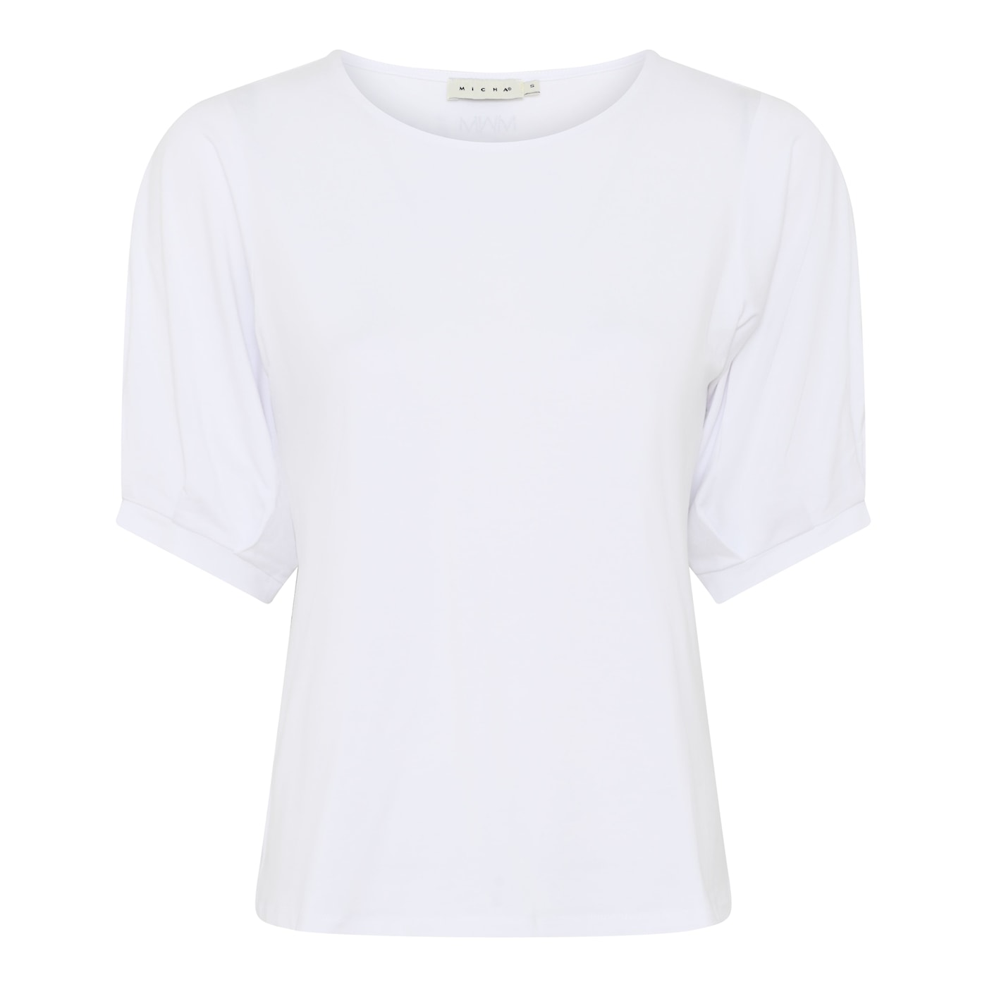 Micha Basic T-Shirt med Kort Ärm Vit