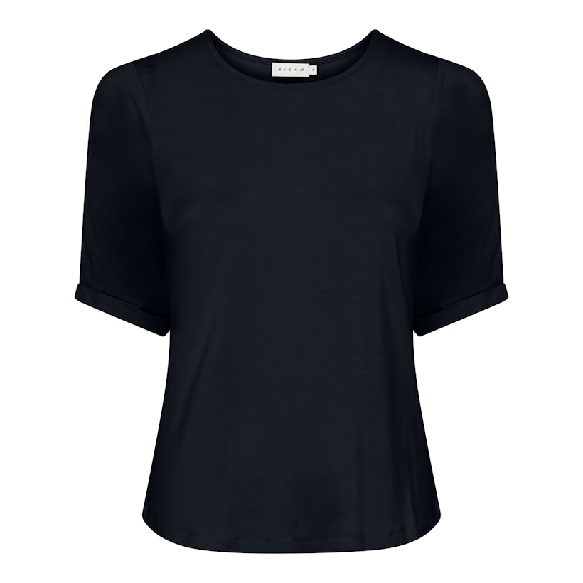 Micha Basic T-Shirt med Kort Ärm Marinblå