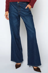 Mos Mosh Dara Emerd Jeans Mörkblå - Längd 32