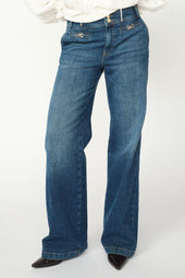 Mos Mosh Peach Jeans Candia Dark Blue