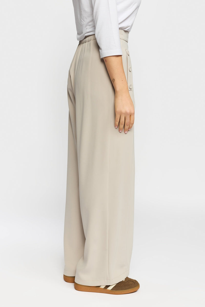 2-Biz Byxor Ofelia med vida ben Beige