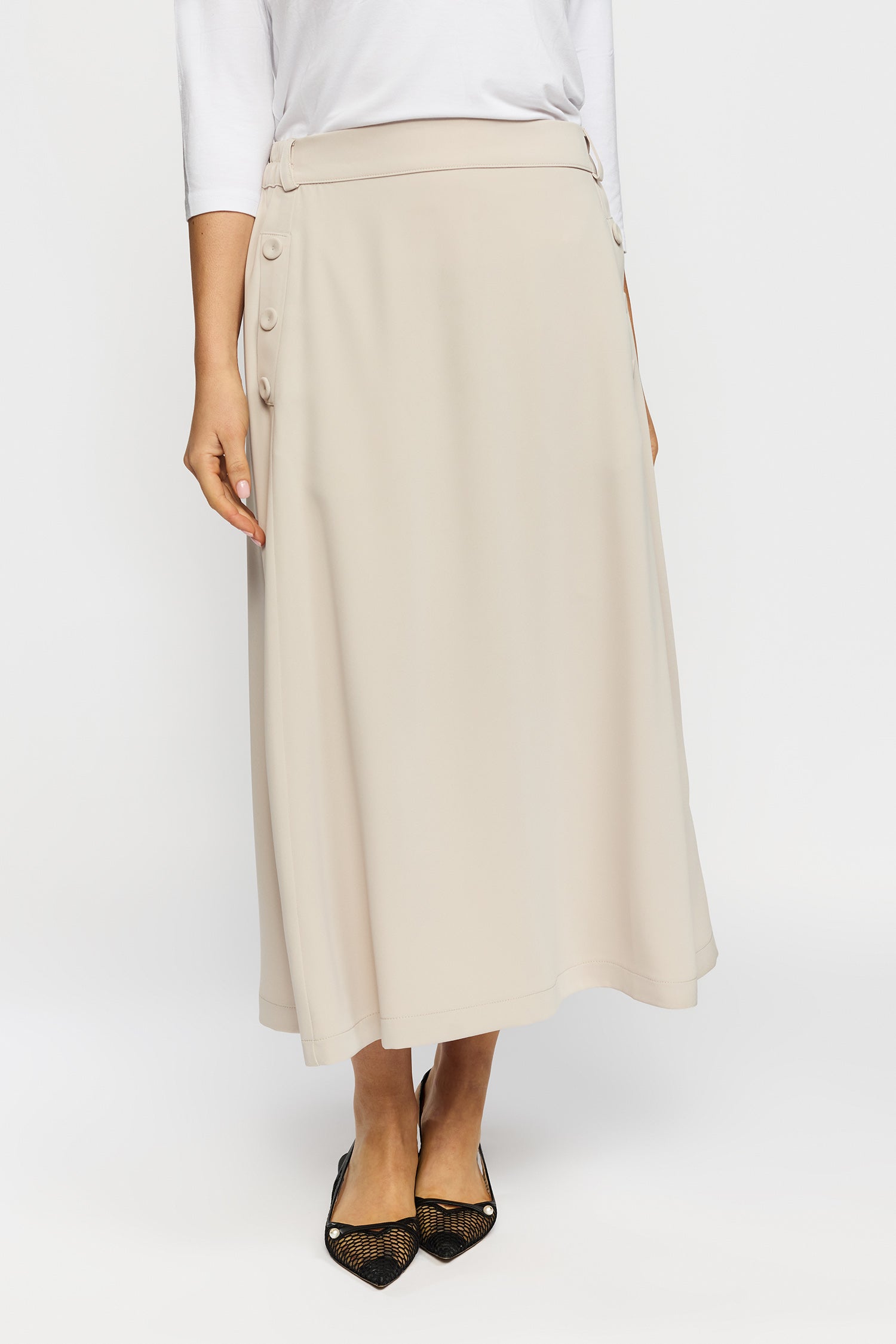 2-Biz Kjol Oline Beige