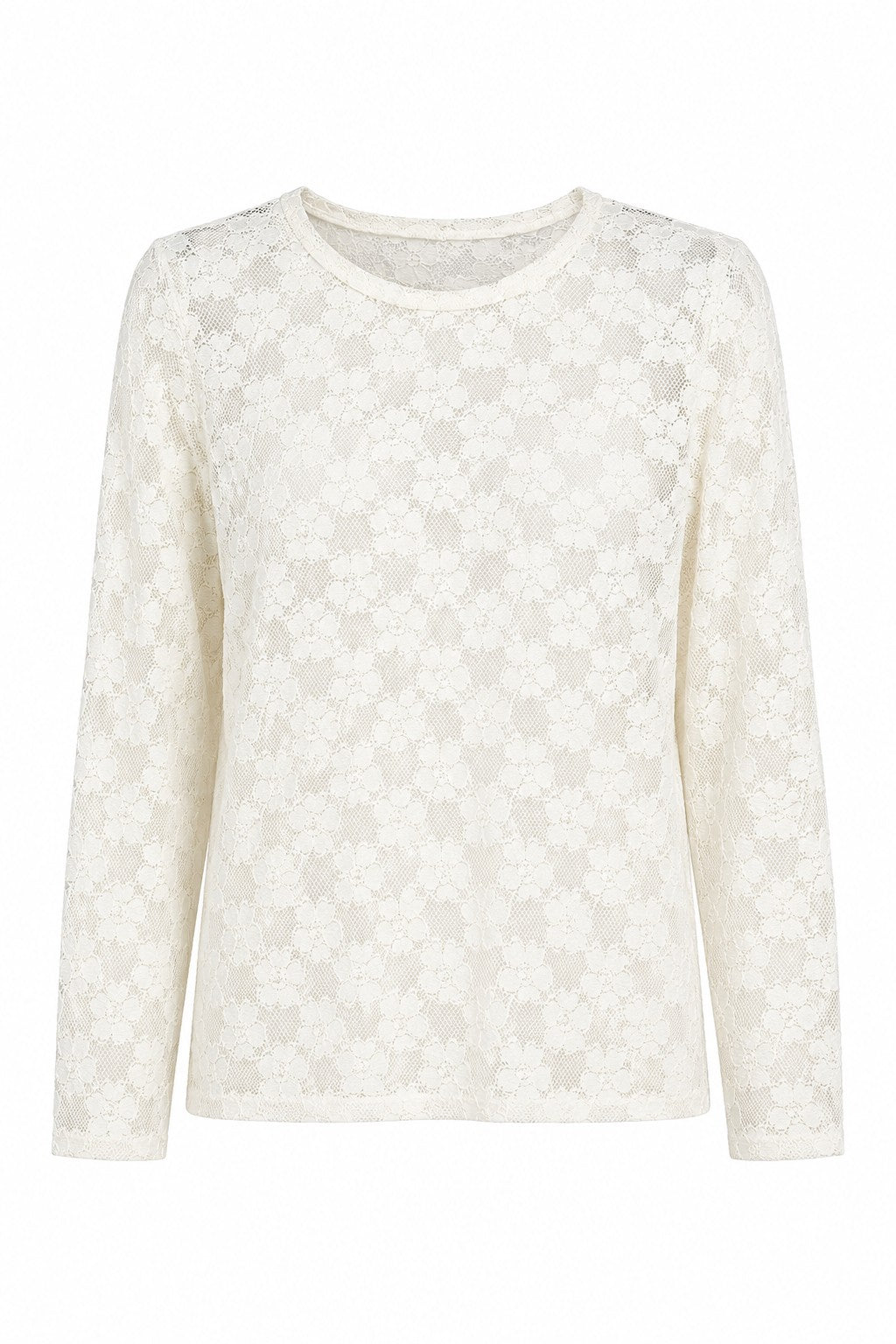 2-Biz Tilde Topp med Spets Beige