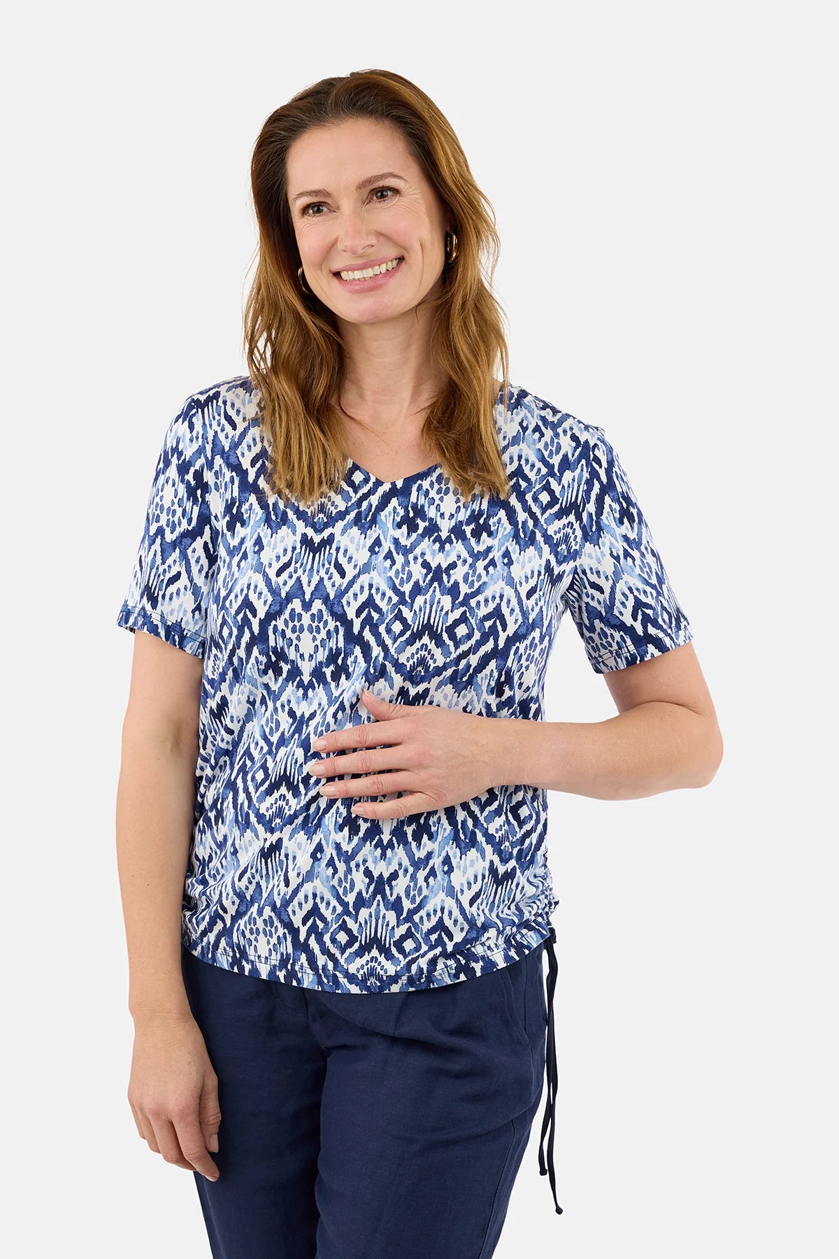 Brandtex T-Shirt Medieval Blue