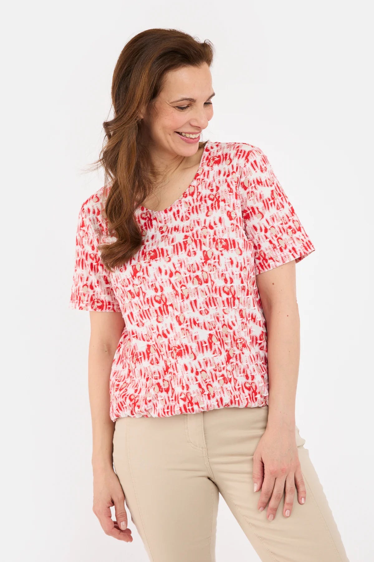 Brandtex T-shirt Röd