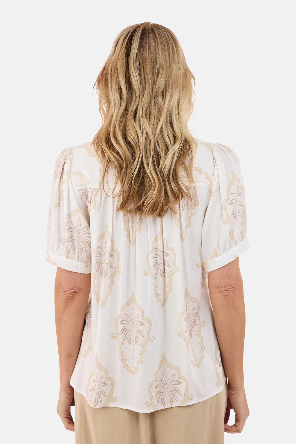 B. Copenhagen 3/4-Ärmad Blus Vit