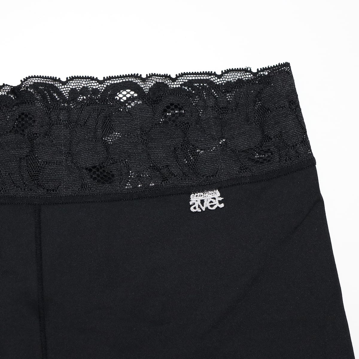 Avet Trosa Långa ben i Mikrofiber Black