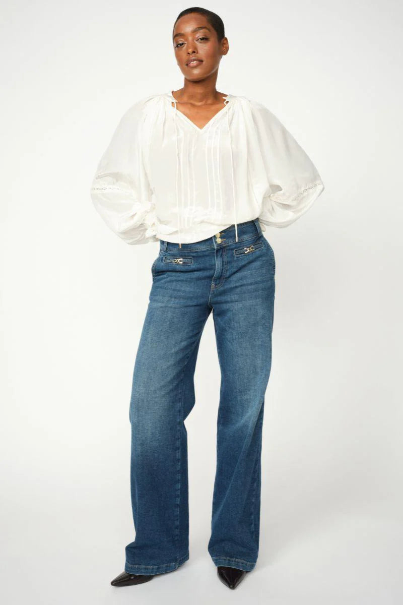 Mos Mosh Peach Jeans Candia Dark Blue