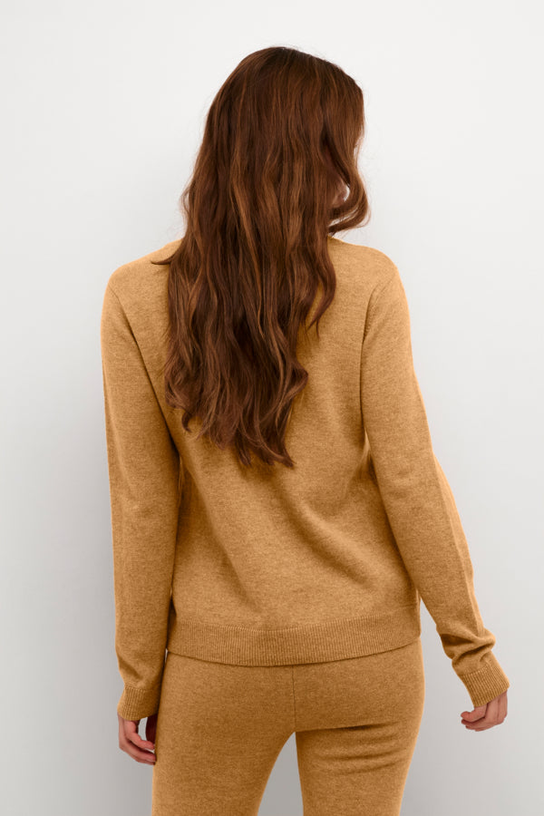 CULTURE Allida Tröja Indian Tan Melange