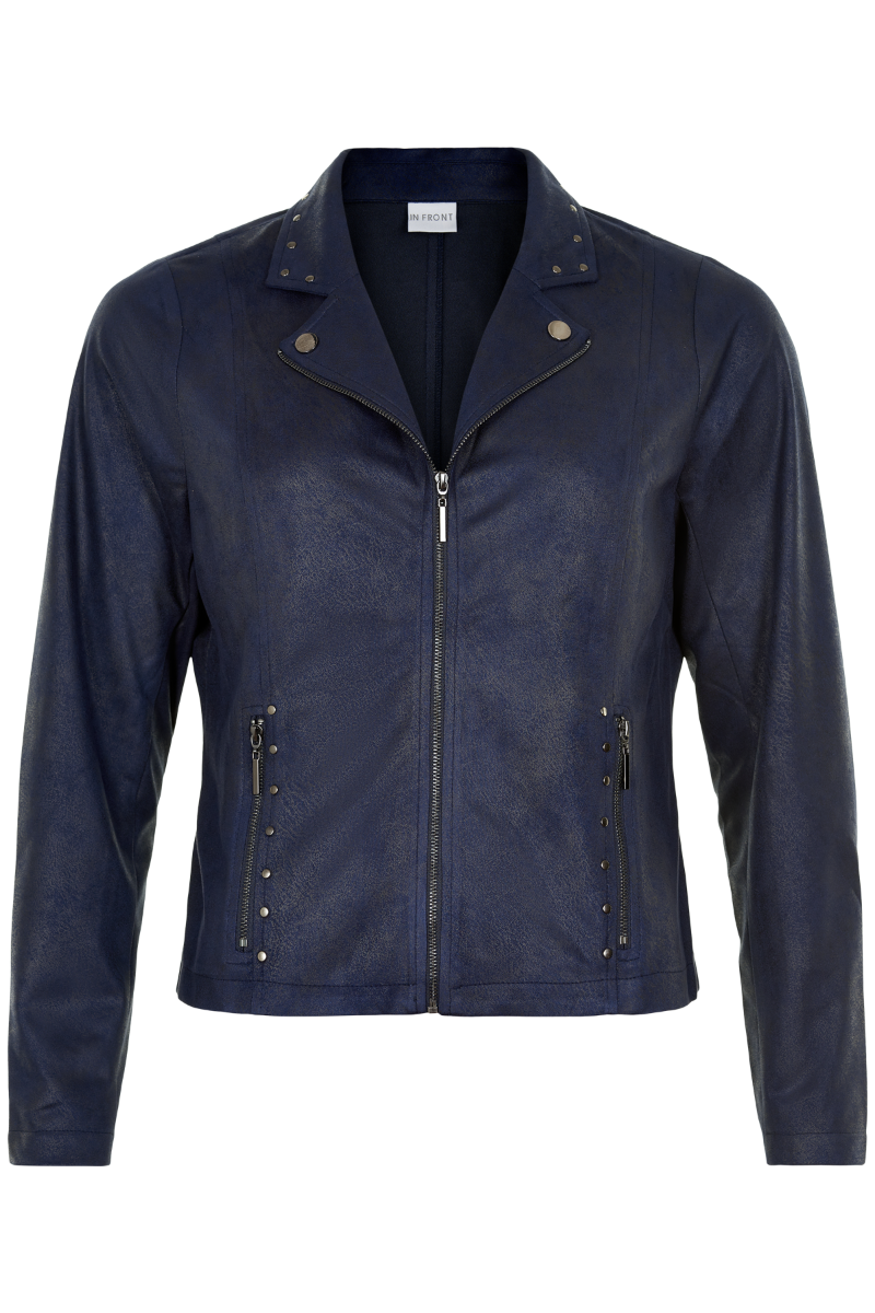 In Front Jacka Mapelina Marinblå