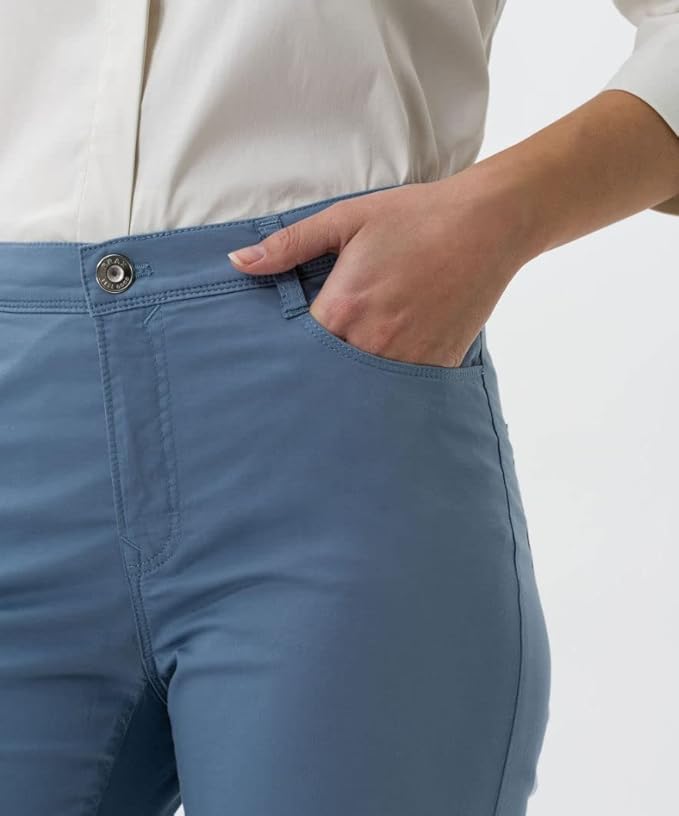 Brax Byxor Femficks Mary Stretchig Blå