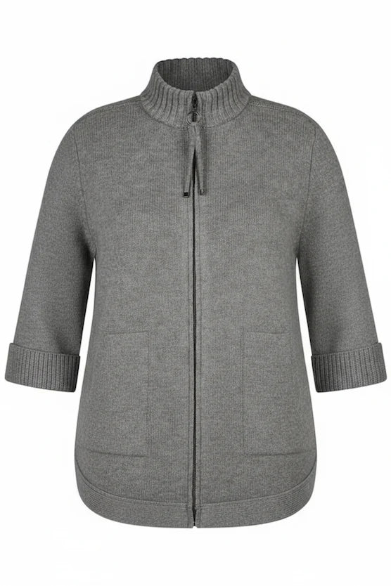 Rabe Blixlås Stickad Jacka Svart