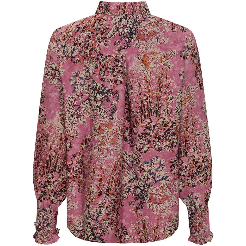 ISAY Rikka Smock Skjorta - Fuchsia Fashion Damkläder Nätbutik