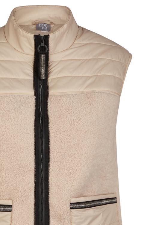 Rabe Lätt Teddy Väst Beige