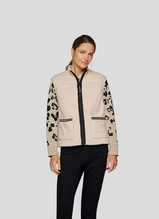 Rabe Lätt Teddy Väst Beige