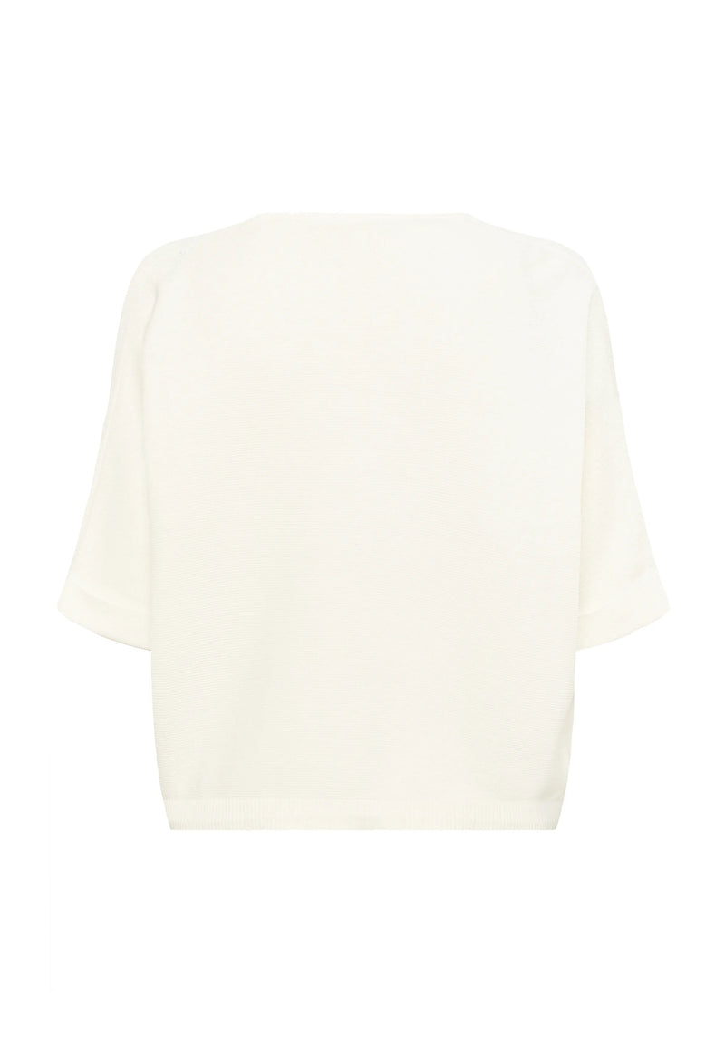 Cream Stickad Bolero CRSillar Vit