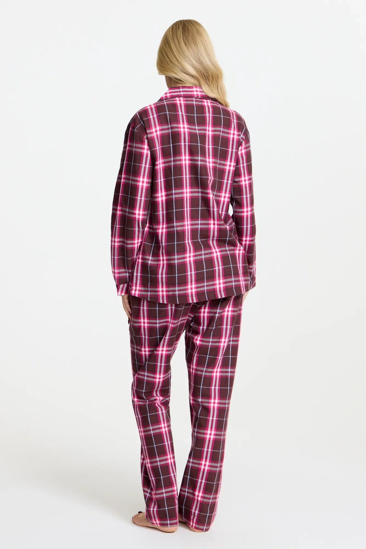 Damella Flanell Pyjamas Molly Brun