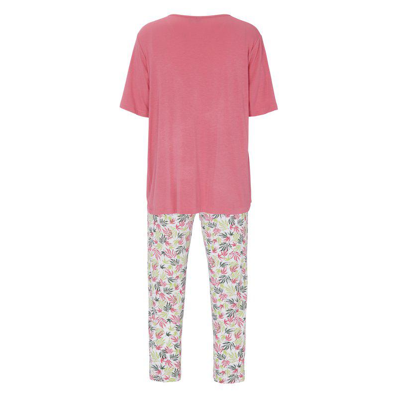 Damella Pyjamas Grön och Rosa