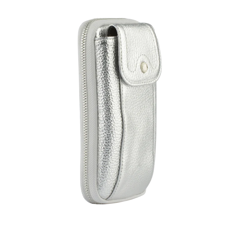 Pourchet Crossbody Mobilväska Silver