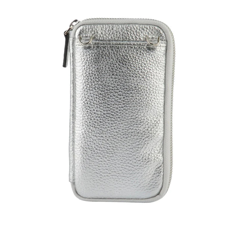 Pourchet Crossbody Mobilväska Silver