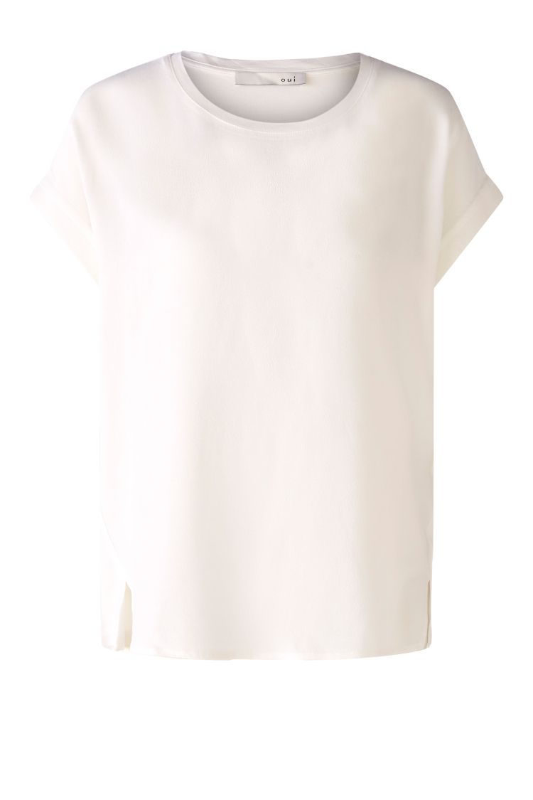 OUI Kortärmade Topp Cloud Dancer