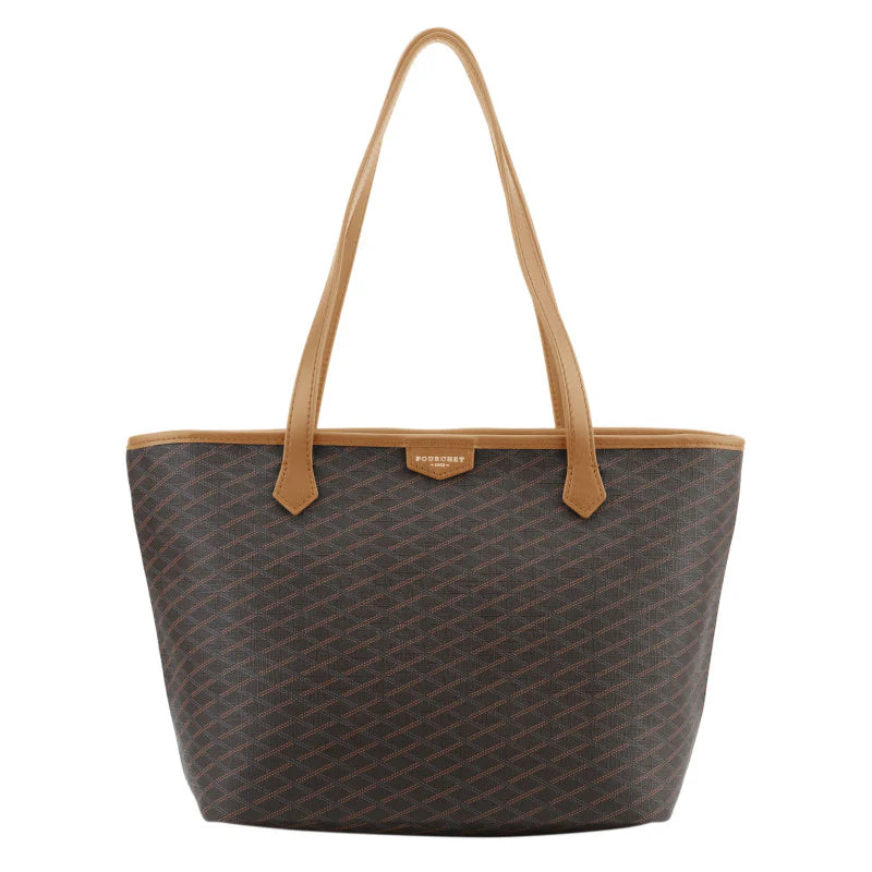 Pourchet Waves Tote Väska Brown