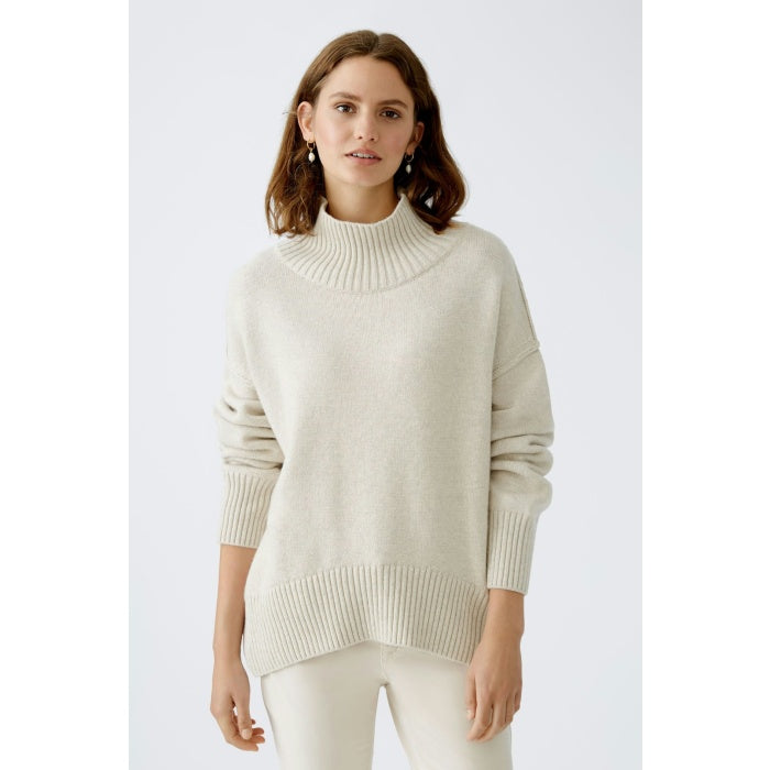 OUI Tröja Light beige