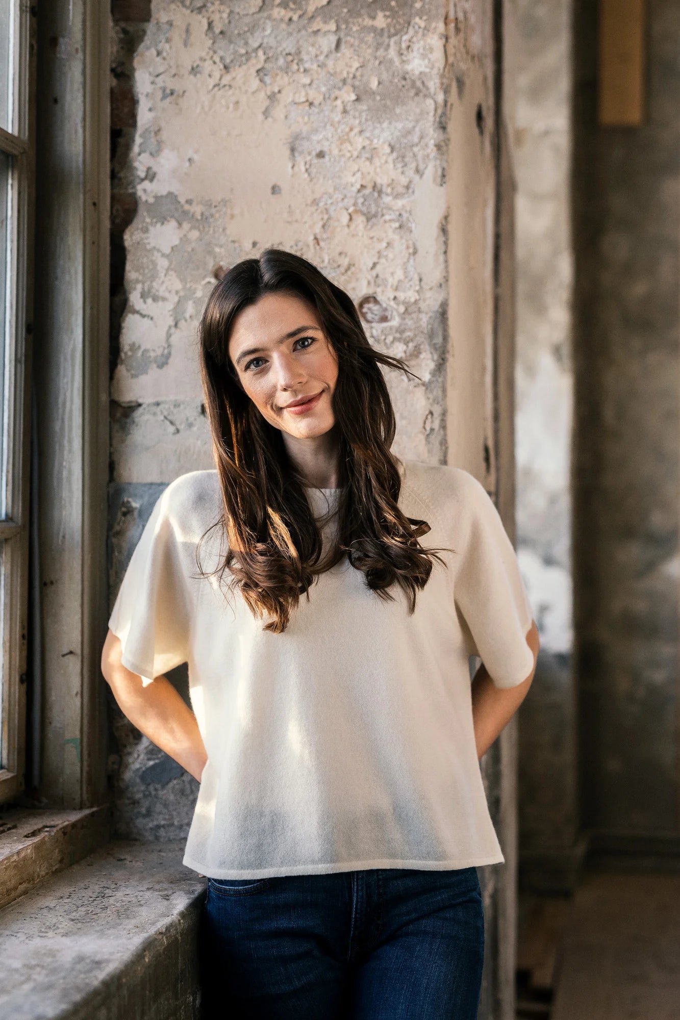 8Design Sofia Tröja Naturvit