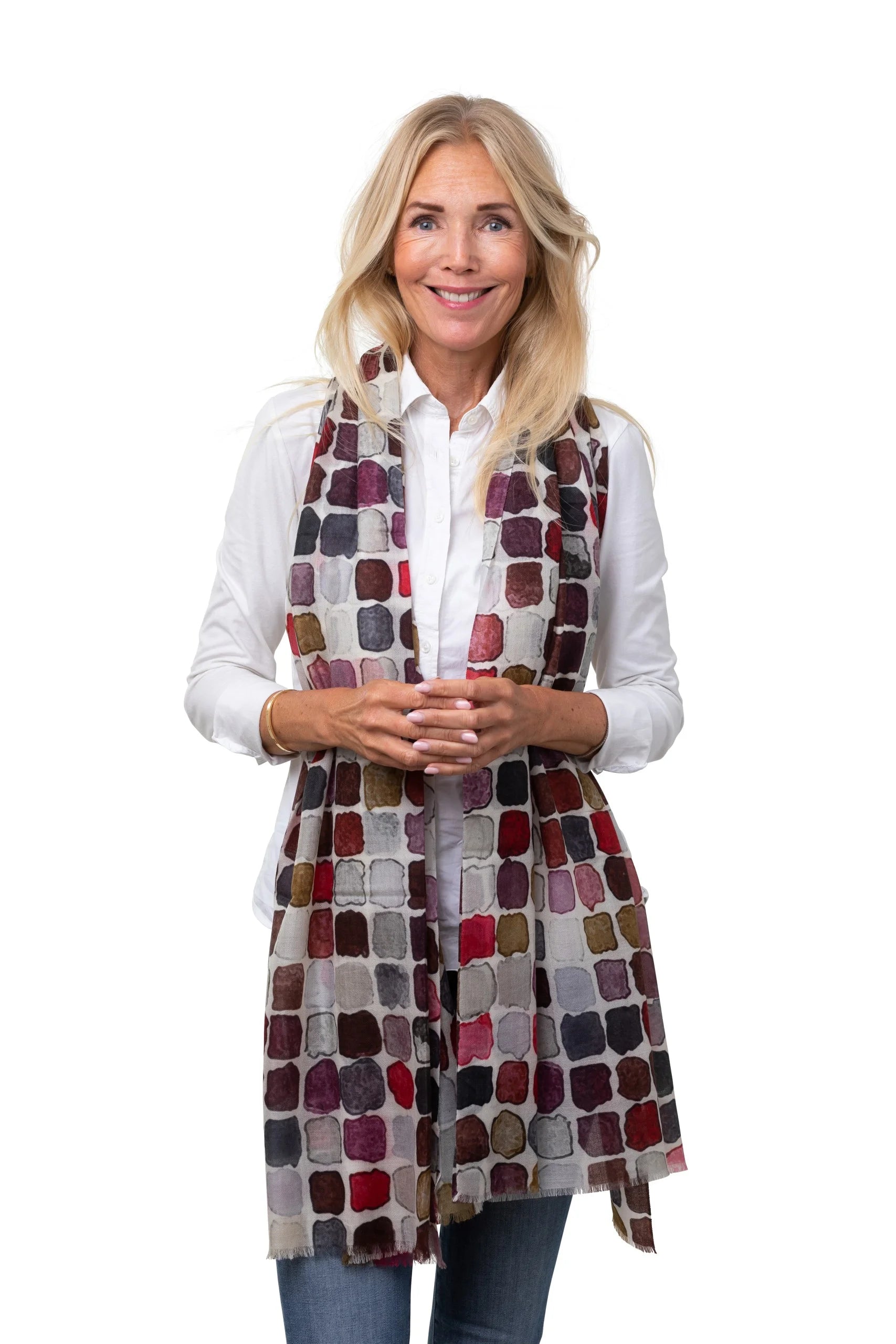 8Design Multifärger Kashmir Sjal Mix