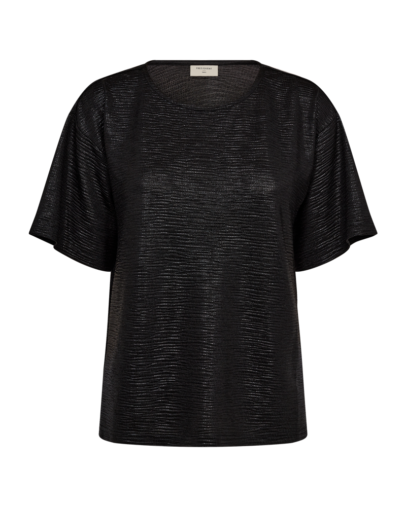 FreeQuent Metallic Topp Satina Svart