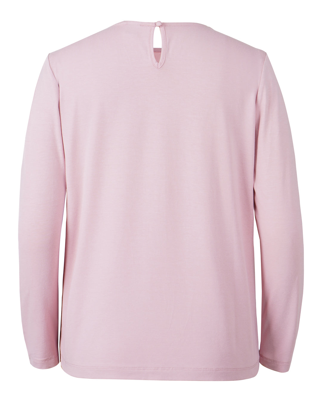 Ril's Silkig Blus med Plisserad Krage Lille1 Rosa