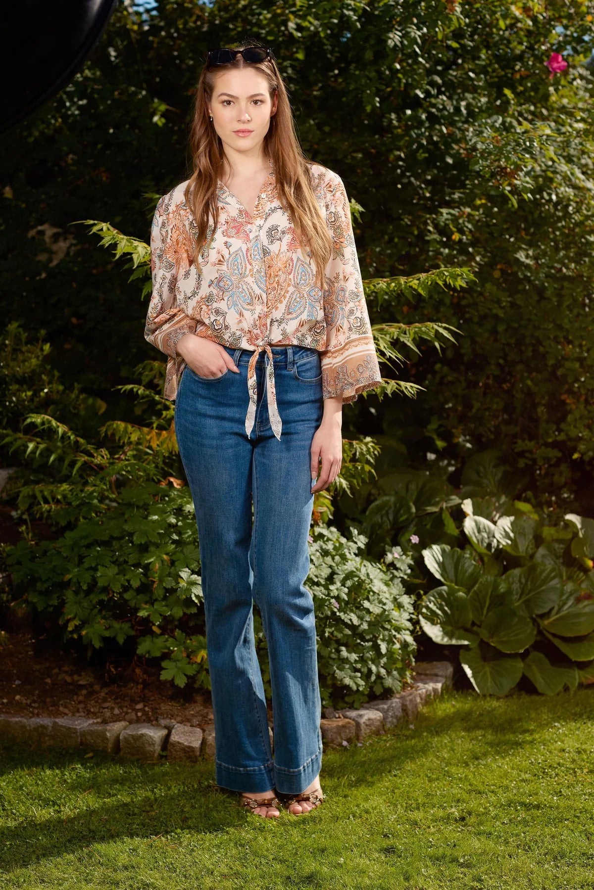 HAUST Skjorta med Avslappnad Passform Paisley