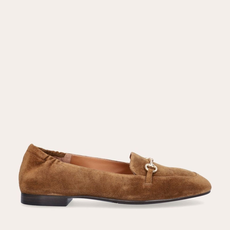 Billi Bi Loafers i Brun Mocka
