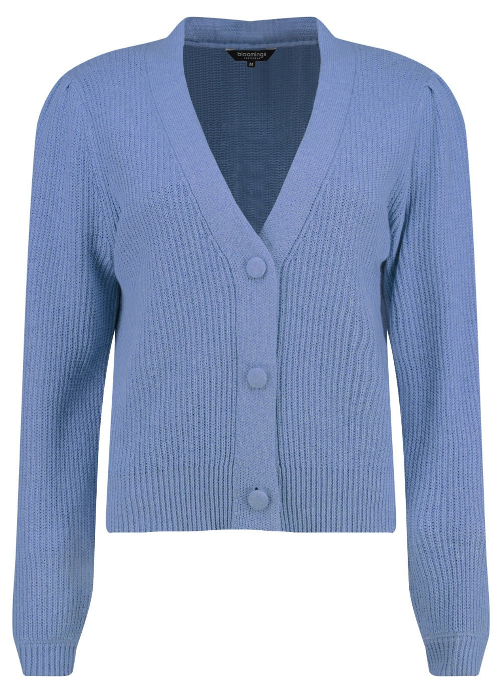 Bloomings Kofta V-Ringad Jeansblå